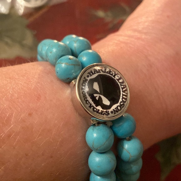 HD Turquoise Willie G Beaded Bracelet - Picture 2 of 4